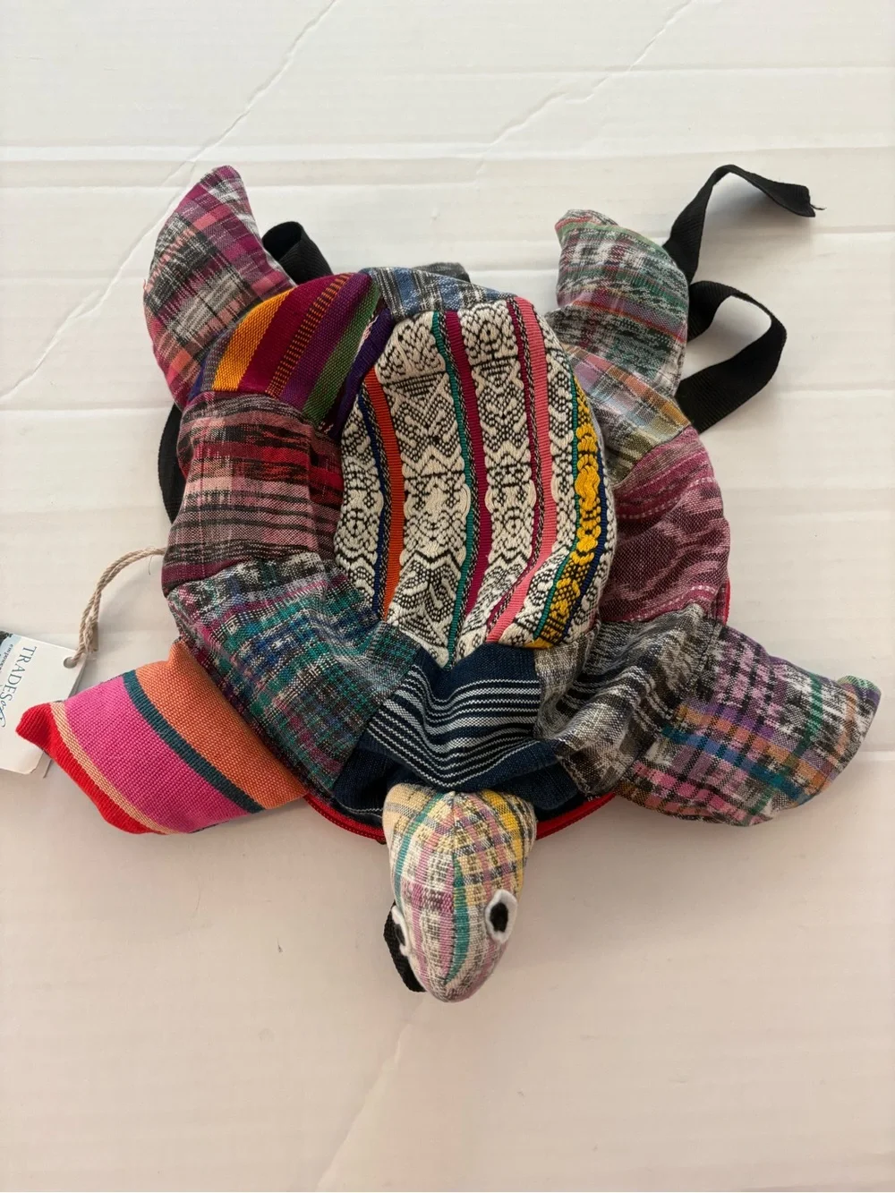 NWT Sea Turtle Kids Backpack Multi Patchwork Bag TRADE OF HOPE Handcrafted